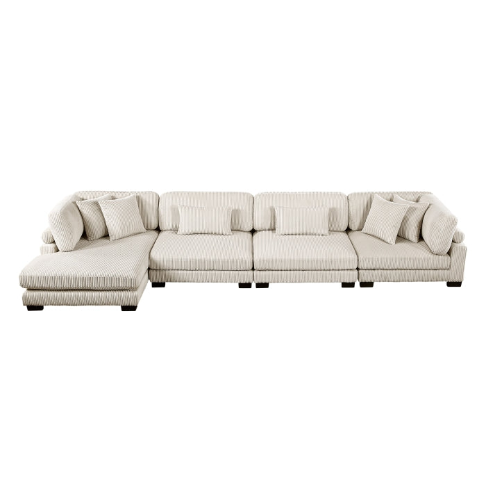 Homelegance - Traverse 4 Piece Modular Sectional with Reversible Chaise - 8555BE*CR2ACVC - GreatFurnitureDeal