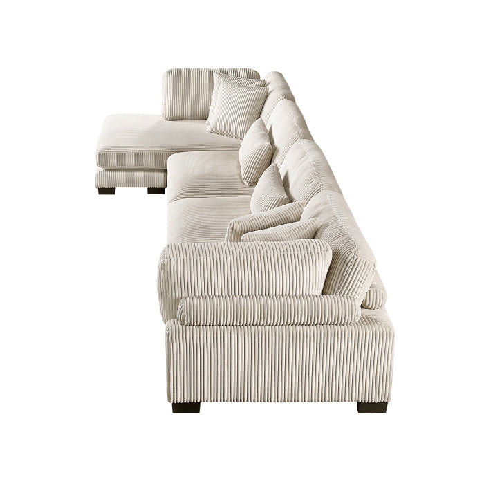 Homelegance - Traverse 4 Piece Modular Sectional with Reversible Chaise - 8555BE*CR2ACVC