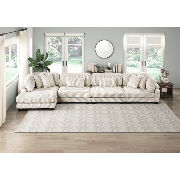 Homelegance - Traverse 4 Piece Modular Sectional with Reversible Chaise - 8555BE*CR2ACVC