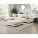 Homelegance - Traverse 4 Piece Modular Sectional with Reversible Chaise and Ottoman - 8555BE*CRACVCOT - GreatFurnitureDeal