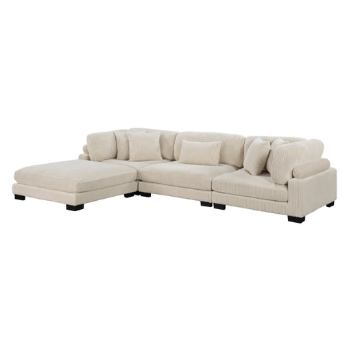 Homelegance - Traverse 4 Piece Modular Sectional with Ottoman - 8555BE*4OT - GreatFurnitureDeal