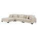 Homelegance - Traverse 4 Piece Modular Sectional with Ottoman - 8555BE*4OT - GreatFurnitureDeal