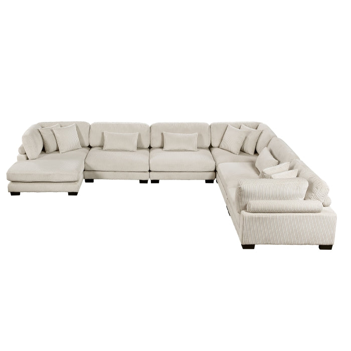 Homelegance - Traverse 6 Piece Modular Sectional with Reversible Chaise - 8555BE*2CR3ACVC - GreatFurnitureDeal