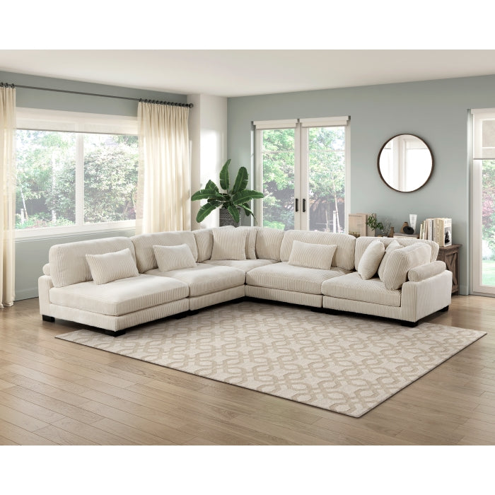 Homelegance - Traverse 5 Piece Modular Sectional - 8555BE*5SC - GreatFurnitureDeal