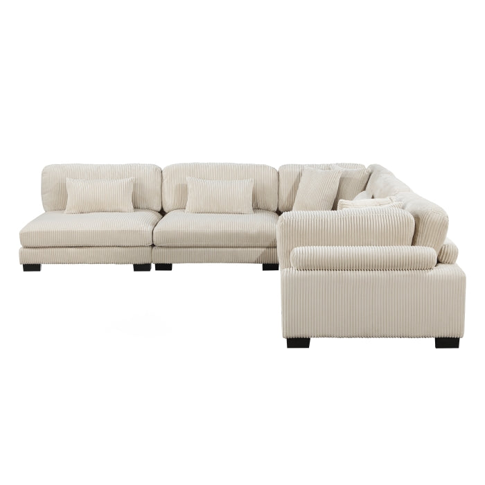 Homelegance - Traverse 5 Piece Modular Sectional - 8555BE*5SC - GreatFurnitureDeal