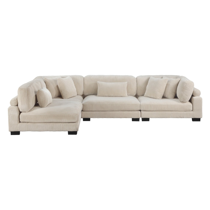 Homelegance - Traverse 4 Piece Modular Sectional - 8555BE*4SC - GreatFurnitureDeal