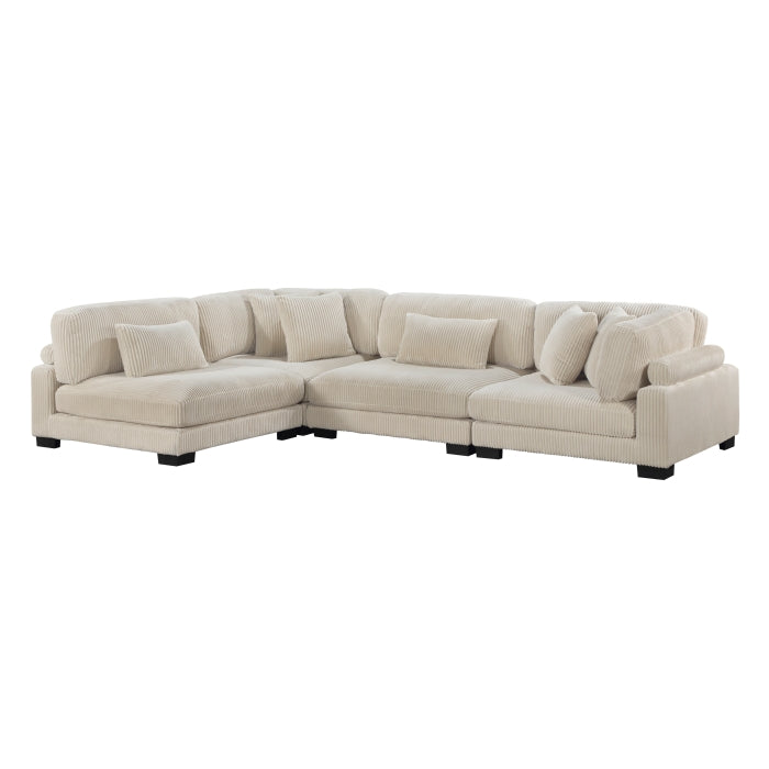 Homelegance - Traverse 4 Piece Modular Sectional - 8555BE*4SC - GreatFurnitureDeal