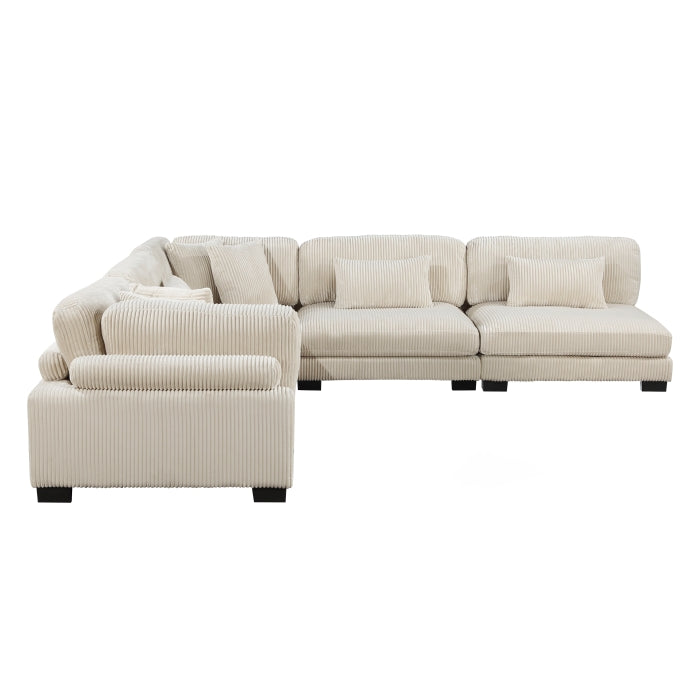 Homelegance - Traverse 5 Piece Modular Sectional - 8555BE*5SC - GreatFurnitureDeal