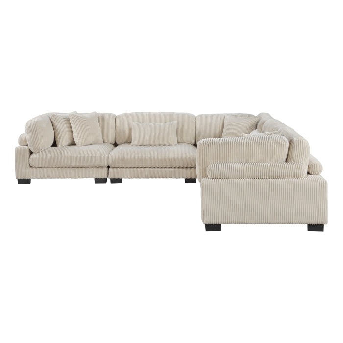 Homelegance - Traverse 5 Piece Modular Sectional - 8555BE*2AC3CR - GreatFurnitureDeal