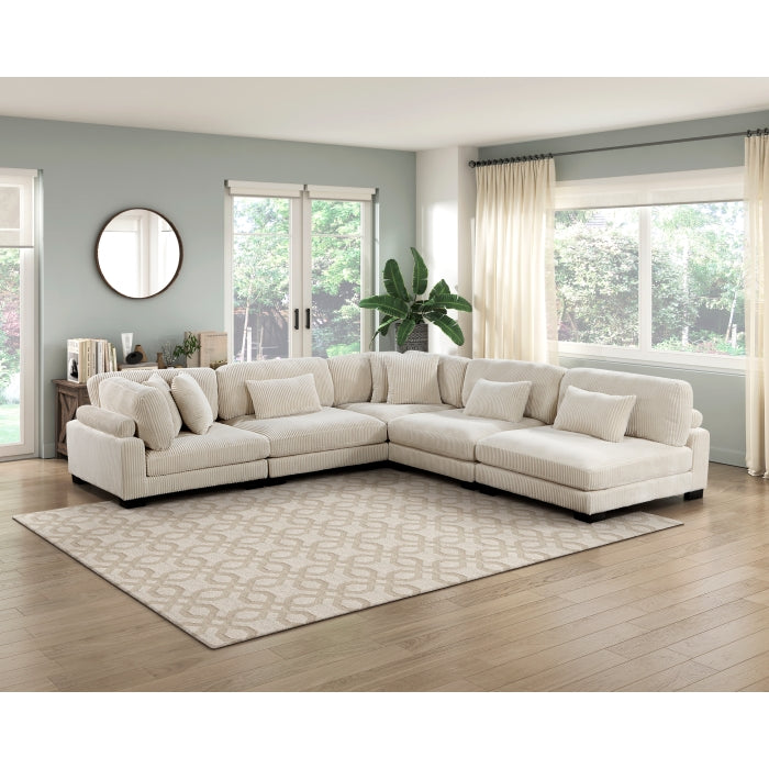 Homelegance - Traverse 5 Piece Modular Sectional - 8555BE*5SC - GreatFurnitureDeal