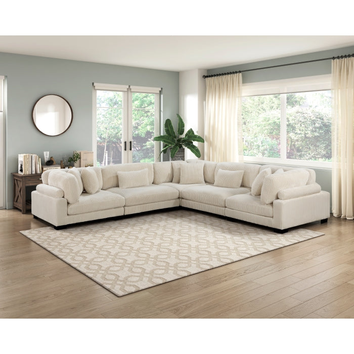 Homelegance - Traverse 5 Piece Modular Sectional - 8555BE*2AC3CR