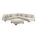 Homelegance - Traverse 6 Piece Modular Sectional with Ottoman - 8555BE*6OT - GreatFurnitureDeal
