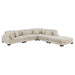 Homelegance - Traverse 5 Piece Modular Sectional with Ottoman - 8555BE*5OT - GreatFurnitureDeal