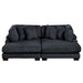 Homelegance - Traverse 2 Piece Chaise Lounge in Black - 8555BK*2VC - GreatFurnitureDeal
