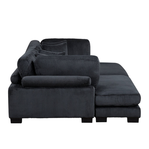 Homelegance - Traverse 2 Piece Chaise Lounge in Black - 8555BK*2VC - GreatFurnitureDeal