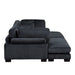 Homelegance - Traverse 2 Piece Chaise Lounge in Black - 8555BK*2VC - GreatFurnitureDeal