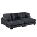 Homelegance - Traverse 2 Piece Chaise Lounge in Black - 8555BK*2VC - GreatFurnitureDeal