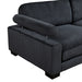 Homelegance - Traverse 4 Piece Modular Sectional in Black - 8555BK*CRACVCOT - GreatFurnitureDeal