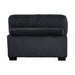 Homelegance - Traverse 4 Piece Modular Sectional with Ottoman in Black - 8555BK*2AC1CROT - GreatFurnitureDeal