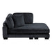 Homelegance - Traverse 4 Piece Modular Sectional in Black - 8555BK*CRACVCOT - GreatFurnitureDeal