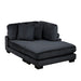 Homelegance - Traverse 4 Piece Modular Sectional in Black - 8555BK*CRACVCOT - GreatFurnitureDeal