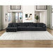 Homelegance - Traverse 4 Piece Modular Sectional with Reversible Chaise in Black - 8555BK*CR2ACVC - GreatFurnitureDeal