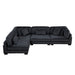 Homelegance - Traverse 4 Piece Modular Sectional in Black - 8555BK*4SC - GreatFurnitureDeal