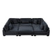 Homelegance - Traverse 6 Piece Modular Sectional with Ottoman in Black - 8555BK*6OT - GreatFurnitureDeal