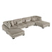 Homelegance - Traverse 6 Piece Modular Sectional with Ottomans - 8555GB*2CR2AC2OT - GreatFurnitureDeal