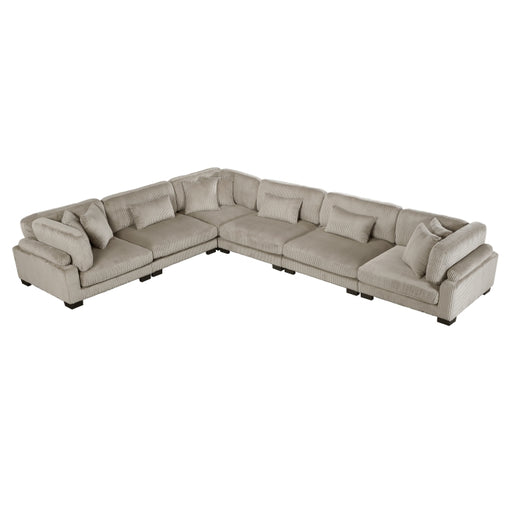 Homelegance - Traverse 6 Piece Modular Sectional - 8555GB*3CR3AC - GreatFurnitureDeal
