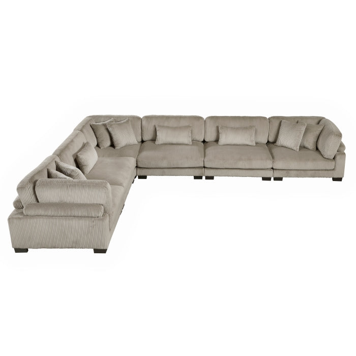 Homelegance - Traverse 6 Piece Modular Sectional - 8555GB*3CR3AC
