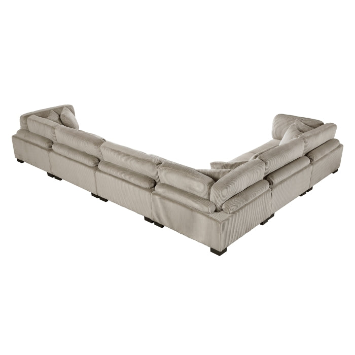 Homelegance - Traverse 6 Piece Modular Sectional - 8555GB*3CR3AC