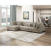Homelegance - Traverse 3 Piece Modular Sectional with Reversible Chaise in Taupe - 8555GB*CRACVC - GreatFurnitureDeal