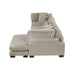 Homelegance - Traverse 3 Piece Modular Sectional with Reversible Chaise in Taupe - 8555GB*CRACVC - GreatFurnitureDeal