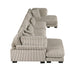 Homelegance - Traverse 4 Piece Modular Sectional with Reversible Chaise in Taupe - 8555GB*2AC2VC - GreatFurnitureDeal