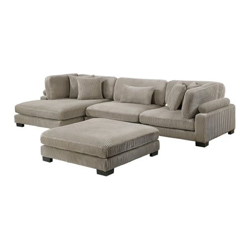 Homelegance - Traverse 4 Piece Modular Sectional in Beige - 8555GB*CRACVCOT - GreatFurnitureDeal