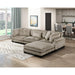 Homelegance - Traverse 4 Piece Modular Sectional with Ottoman - 8555GB*4OT - GreatFurnitureDeal