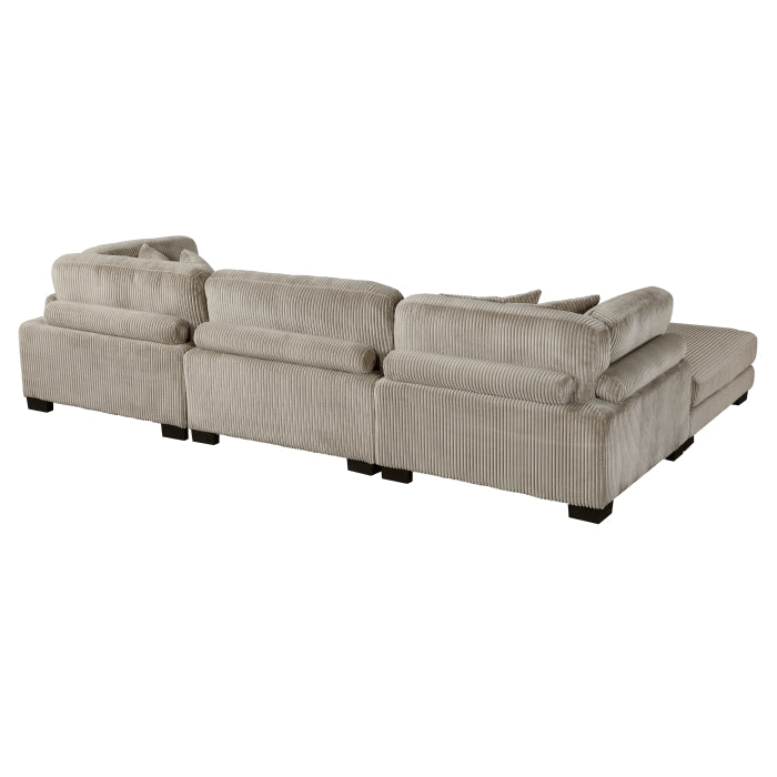 Homelegance - Traverse 4 Piece Modular Sectional with Ottoman - 8555GB*4OT