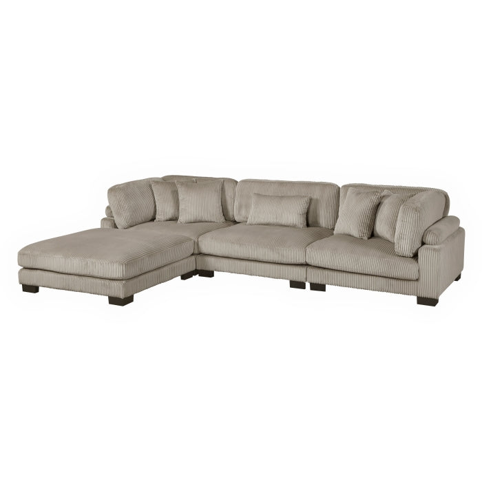 Homelegance - Traverse 4 Piece Modular Sectional with Ottoman - 8555GB*4OT