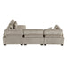 Homelegance - Traverse 4 Piece Modular Sectional in Taupe - 8555GB*4SC - GreatFurnitureDeal