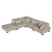 Homelegance - Traverse 5 Piece Modular Sectional with Ottoman - 8555GB*5OT - GreatFurnitureDeal