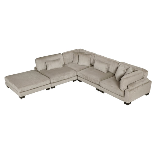 Homelegance - Traverse 5 Piece Modular Sectional - 8555GB*2AC3CR - GreatFurnitureDeal