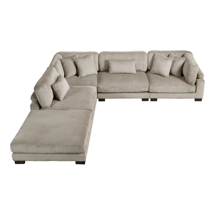 Homelegance - Traverse 5 Piece Modular Sectional - 8555GB*2AC3CR