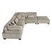 Homelegance - Traverse 5 Piece Modular Sectional with Ottoman - 8555GB*5OT - GreatFurnitureDeal