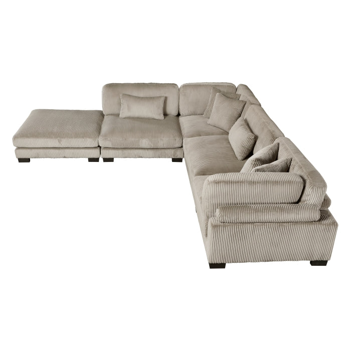 Homelegance - Traverse 5 Piece Modular Sectional - 8555GB*2AC3CR