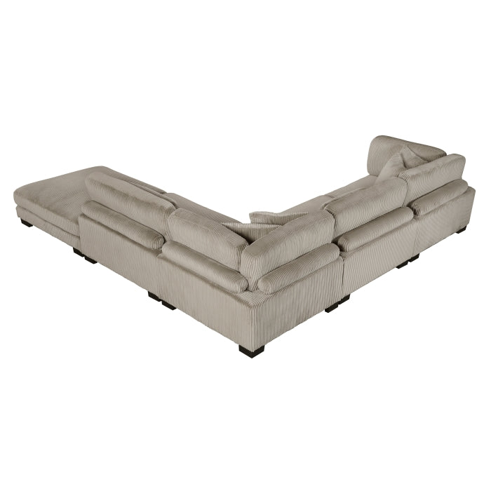 Homelegance - Traverse 5 Piece Modular Sectional - 8555GB*2AC3CR