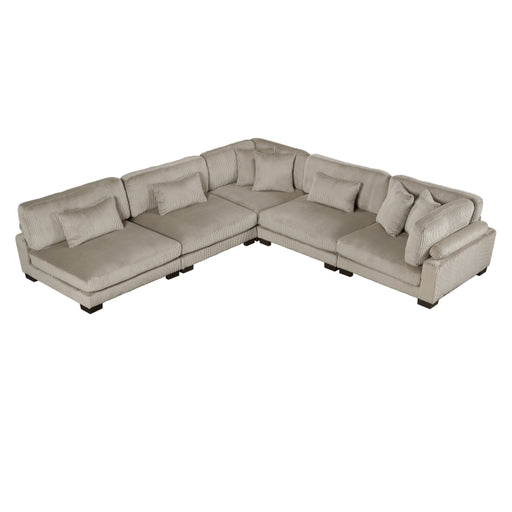 Homelegance - Traverse 5 Piece Modular Sectional - 8555GB*5SC - GreatFurnitureDeal