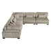 Homelegance - Traverse 5 Piece Modular Sectional - 8555GB*5SC - GreatFurnitureDeal