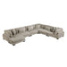 Homelegance - Traverse 6 Piece Modular Sectional with Reversible Chaise - 8555GB*2CR3ACVC - GreatFurnitureDeal