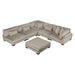 Homelegance - Traverse 5 Piece Modular Sectional with Ottoman - 8555GB*6OT - GreatFurnitureDeal